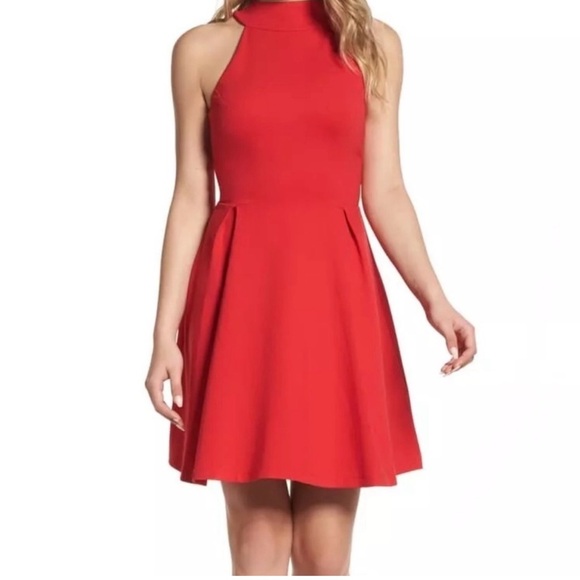 Felicity & Coco Dresses & Skirts - Felicity & Coco Vibrant Red Mini Dress NWT